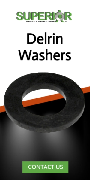 Delrin Washers - Banner Ad - 100x600